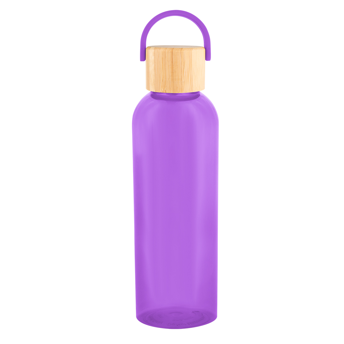 20 Oz. Ally Rpet Bottle With Bamboo Lid And Easy Carry Handle 1