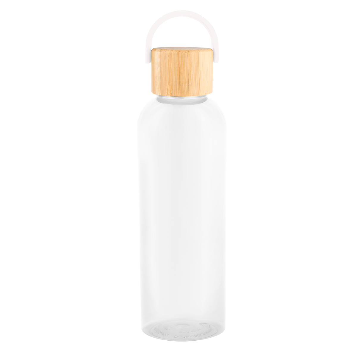 20 Oz. Ally Rpet Bottle With Bamboo Lid And Easy Carry Handle 1