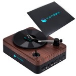 Turntable Wireless Speaker With Custom Record Envelope 1 Turntable Wireless Speaker With Custom Record Envelope 1