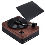 Turntable Wireless Speaker With Custom Record Envelope 2 Turntable Wireless Speaker With Custom Record Envelope 2