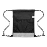 Game Time Rpet Reflective Drawstring Bag - 35144 BLK Back Game Time Rpet Reflective Drawstring Bag - 35144 BLK Back
