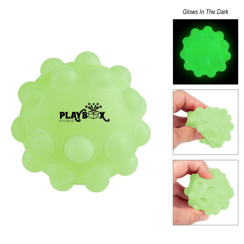 Glow-in-the-dark Push Pop Ball 1 Glow-in-the-dark Push Pop Ball 1