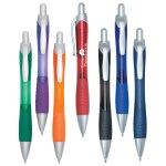 Rio Ballpoint Pen With Contoured Rubber Grip 1 Rio Ballpoint Pen With Contoured Rubber Grip 1