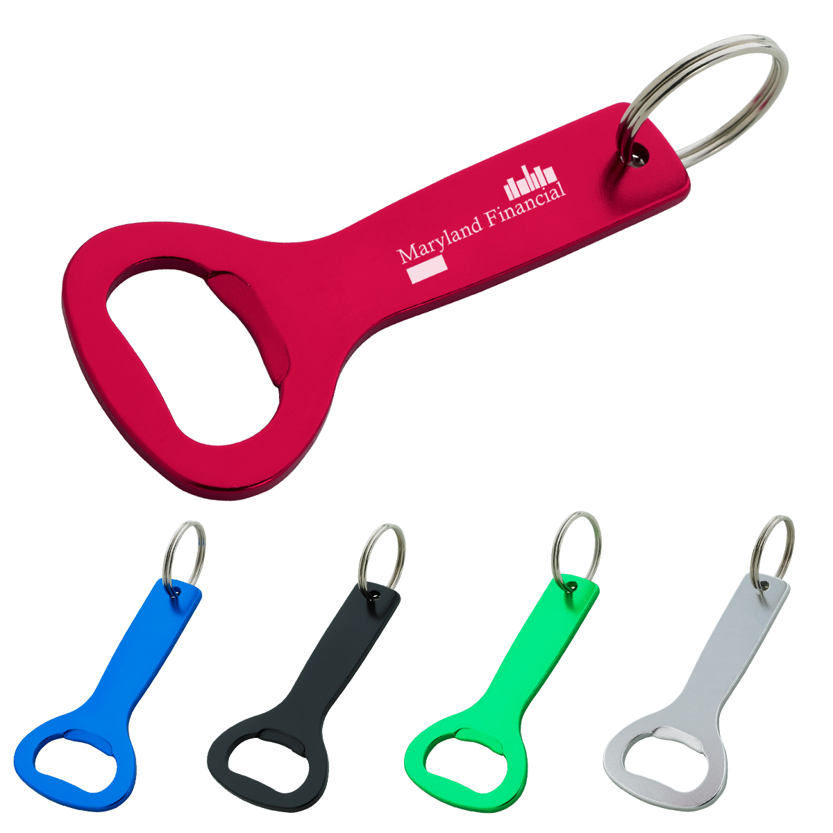 Aluminum Bottle Opener Key Ring 1