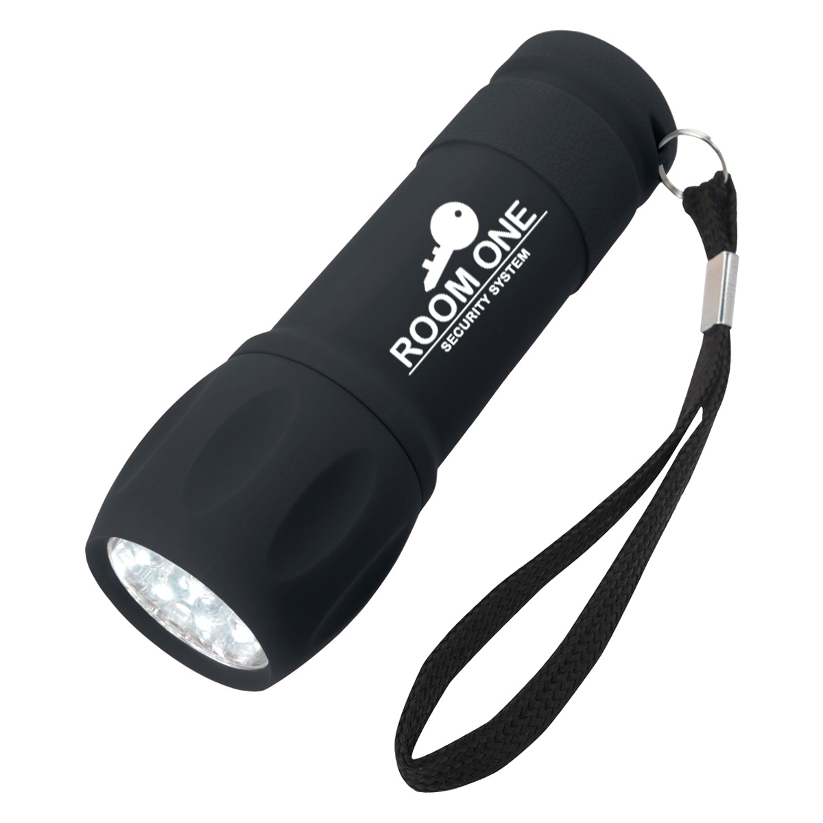 Rubberized Torch Light With Strap 1