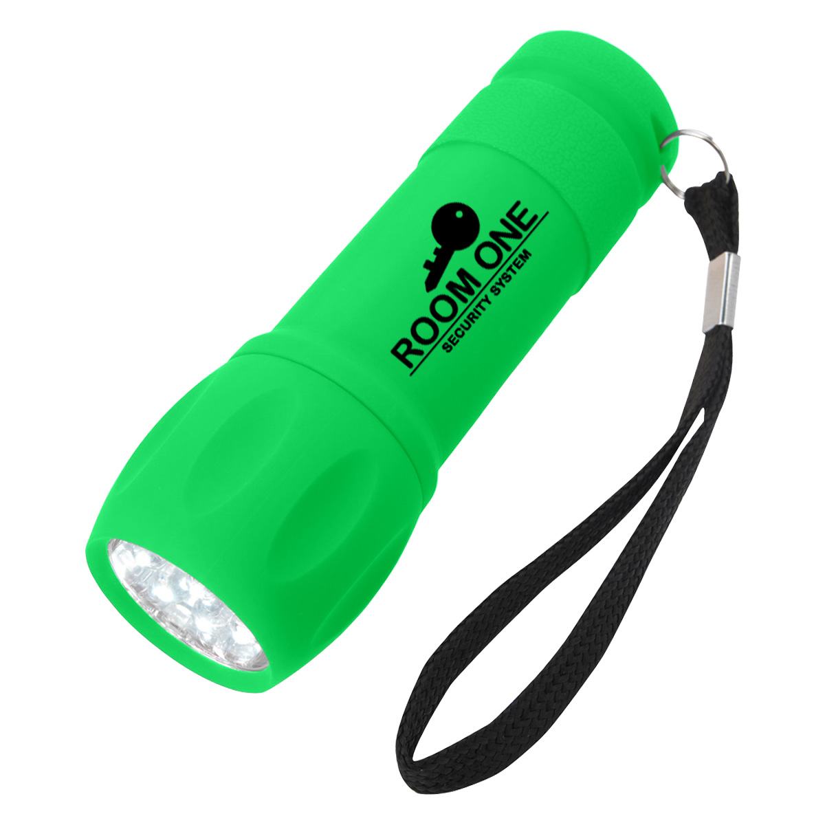 Rubberized Torch Light With Strap 1