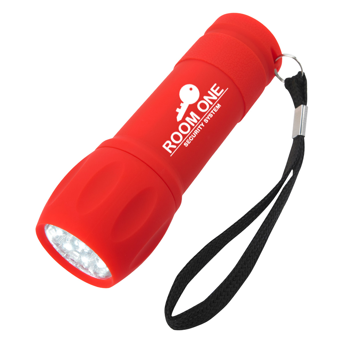 Rubberized Torch Light With Strap 1
