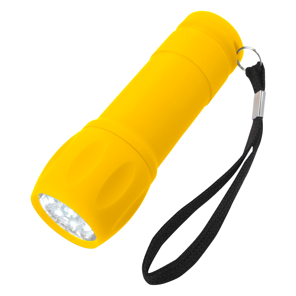 Rubberized Torch Light With Strap 1