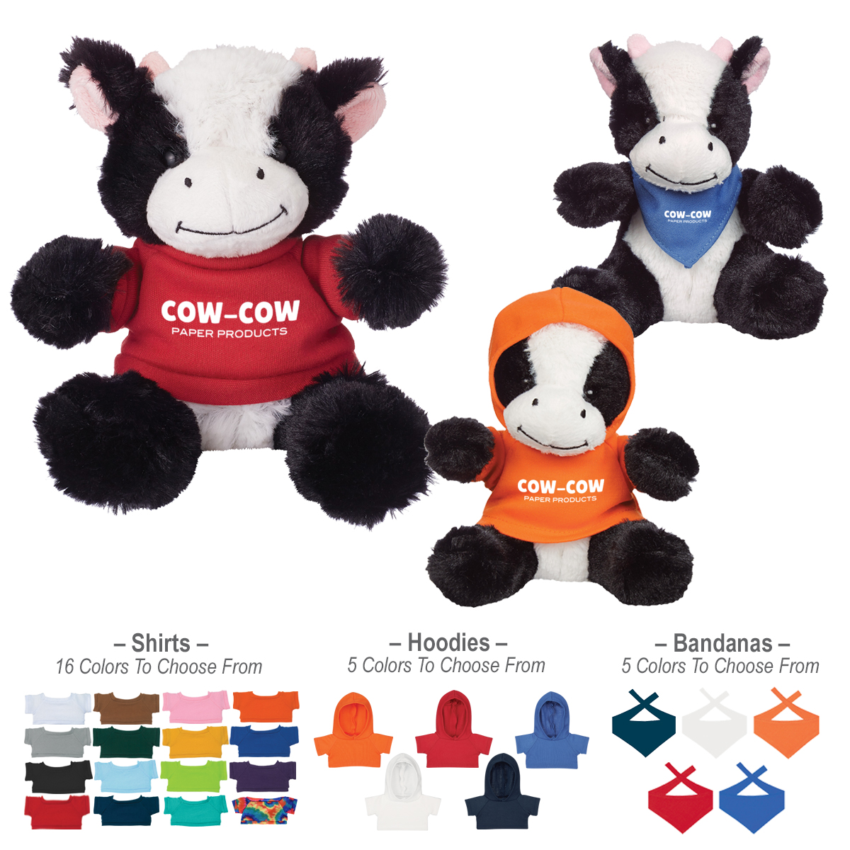 6" Cuddly Cow 1
