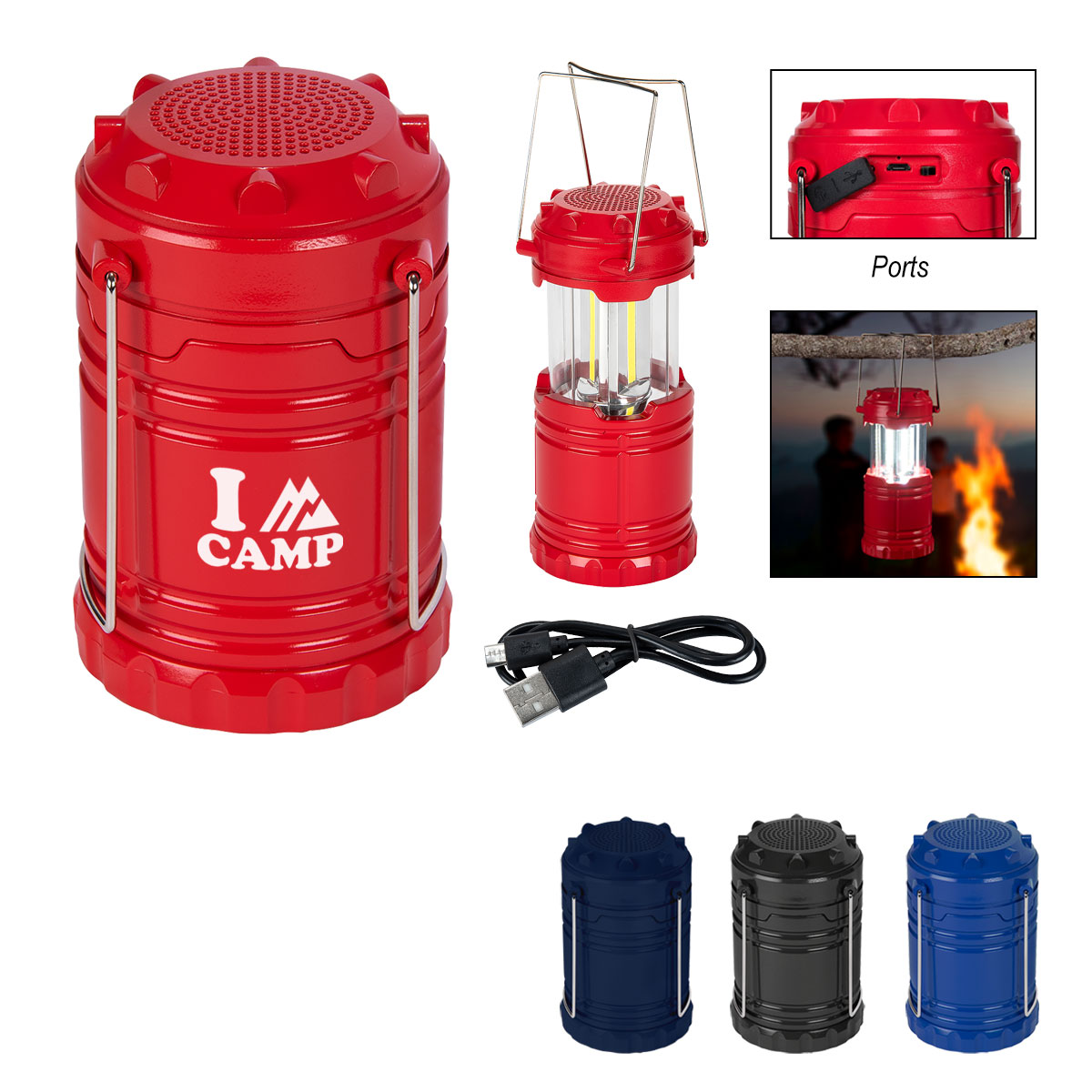 Cob Pop-up Lantern With Speaker 1