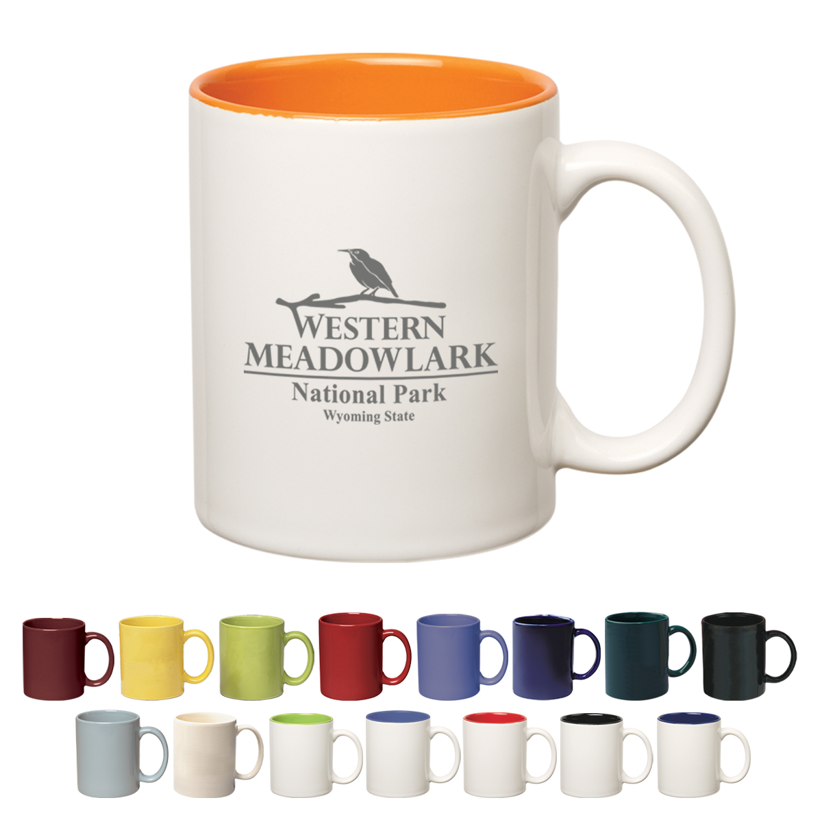 11 Oz. Hughes Stoneware Mug With C-handle 1