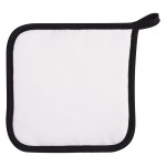 Full Color Quilted Pot Holder - 9003 WHTBLK Full Color Quilted Pot Holder - 9003 WHTBLK