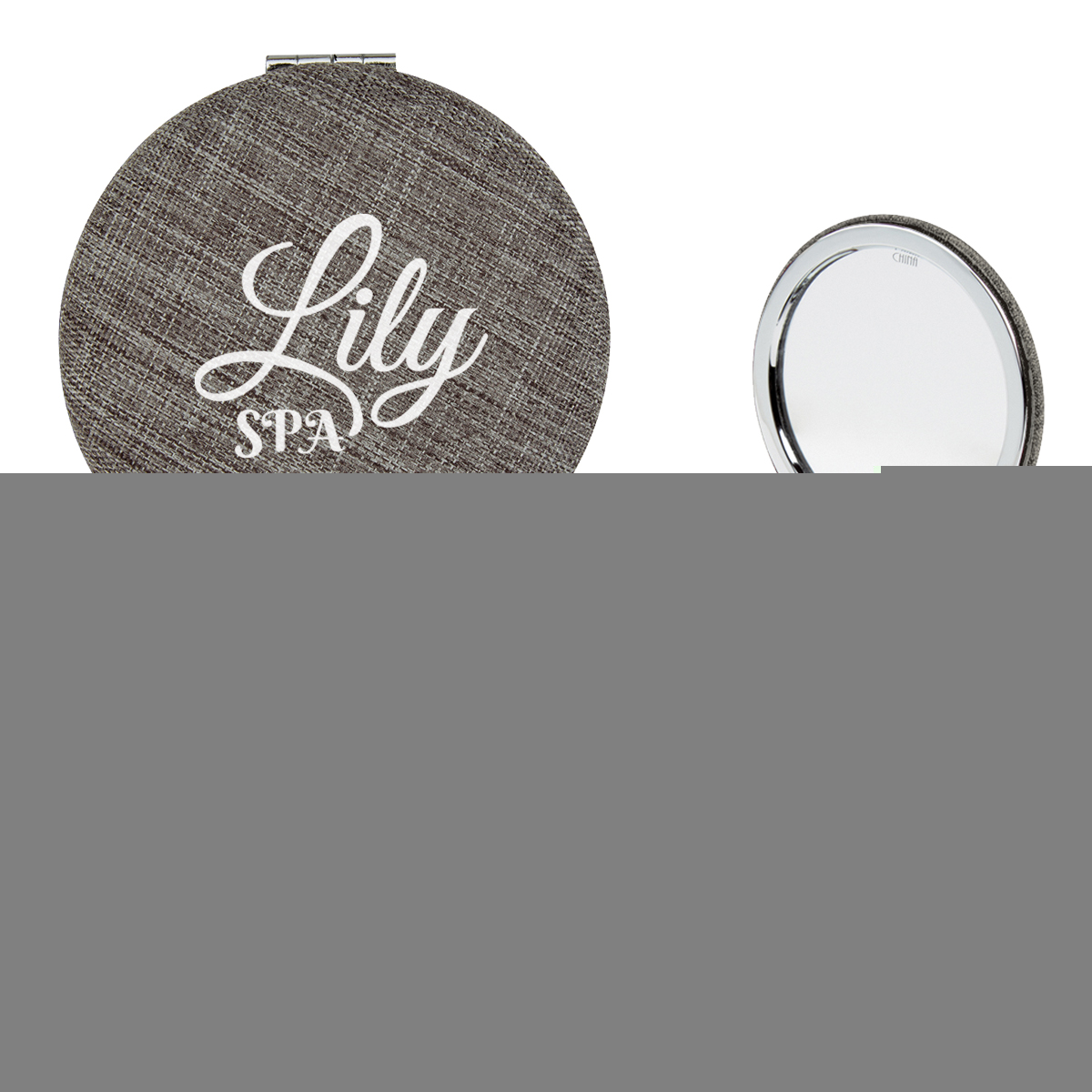 Arden Heathered Compact Mirror 1 Arden Heathered Compact Mirror 1