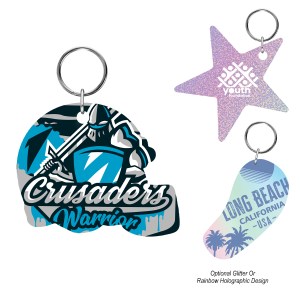 Acrylic Key Tag - Custom Shape 6" 1 Acrylic Key Tag - Custom Shape 6" 1