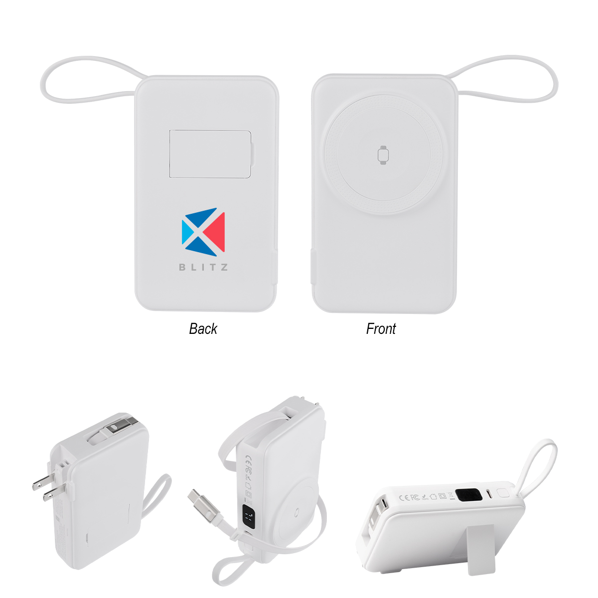10,000 Mah 5-in-1 Universal Charger & Power Bank 2.0 1