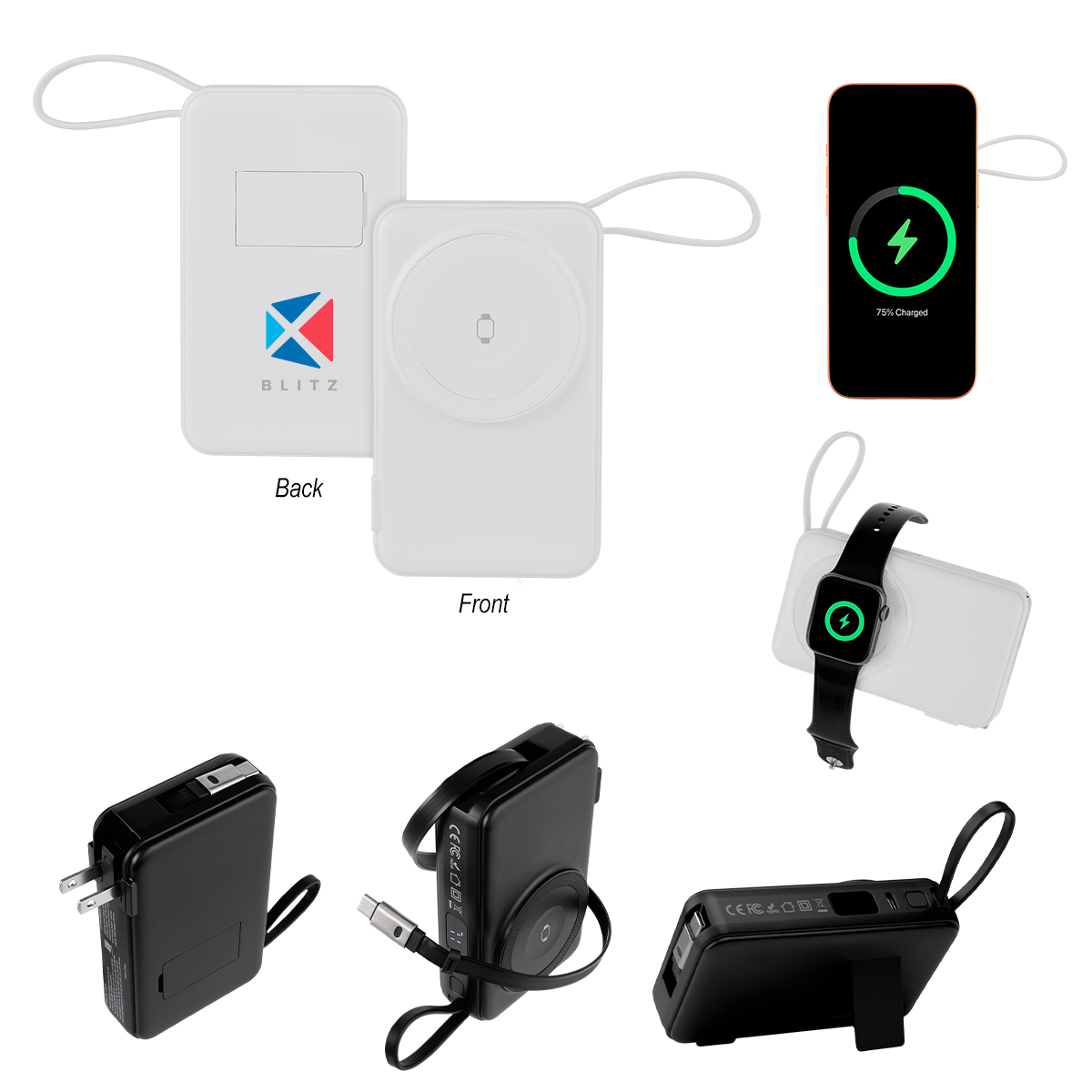 10,000 Mah 5-in-1 Universal Charger & Power Bank 2.0 1