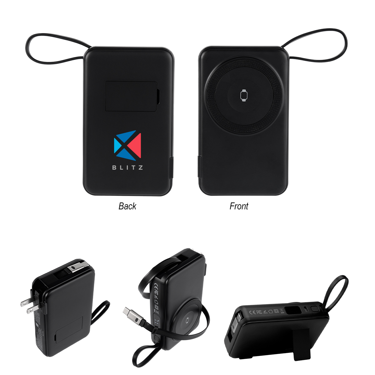 10,000 Mah 5-in-1 Universal Charger & Power Bank 2.0 1