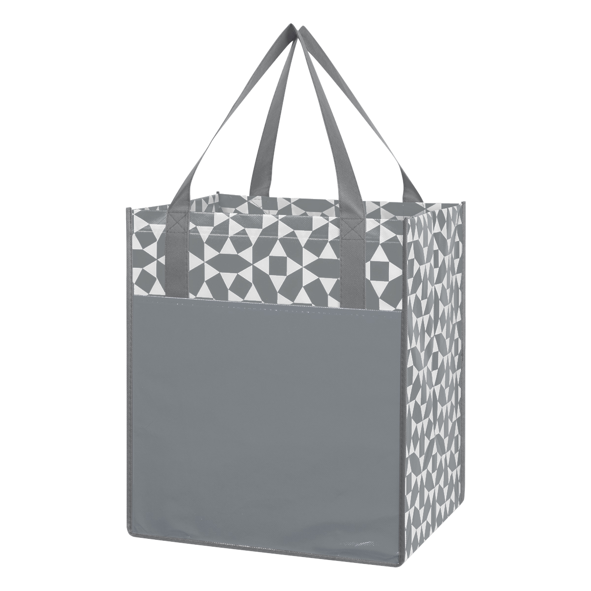 Non-woven Geometric Shopping Tote Bag 1