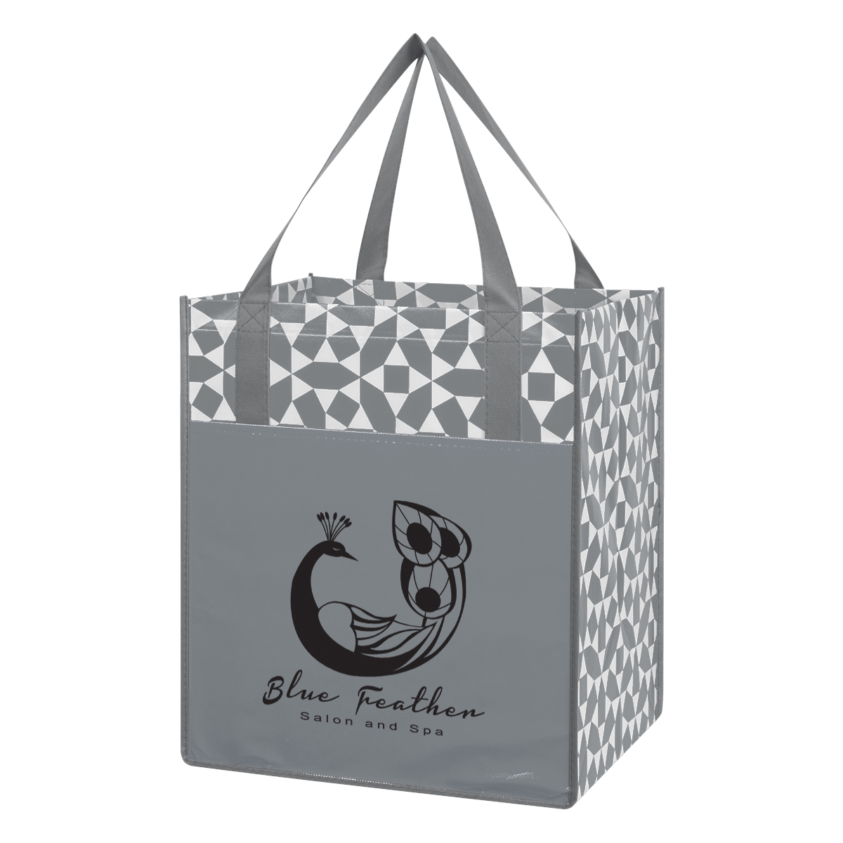 Non-woven Geometric Shopping Tote Bag 1