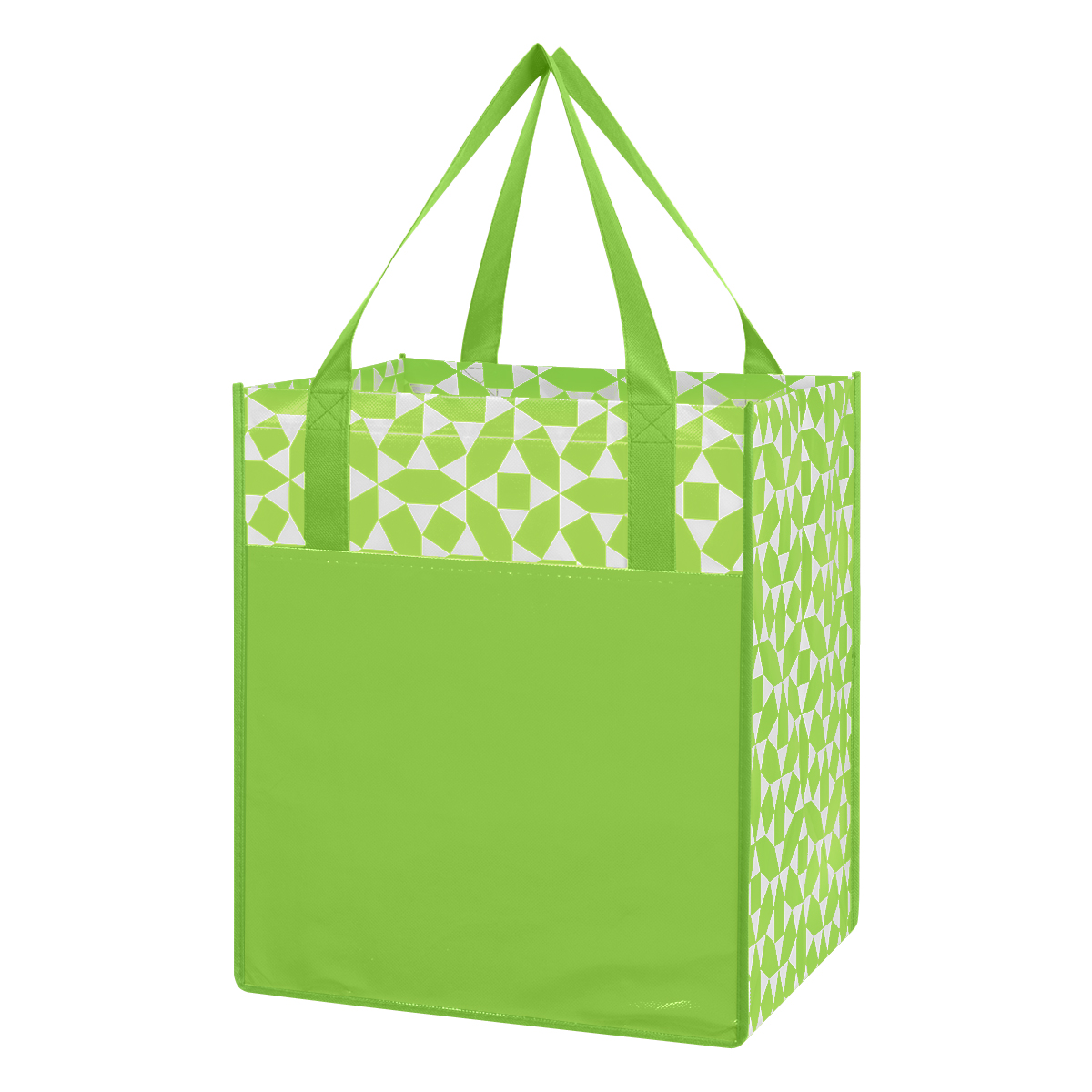 Non-woven Geometric Shopping Tote Bag 1