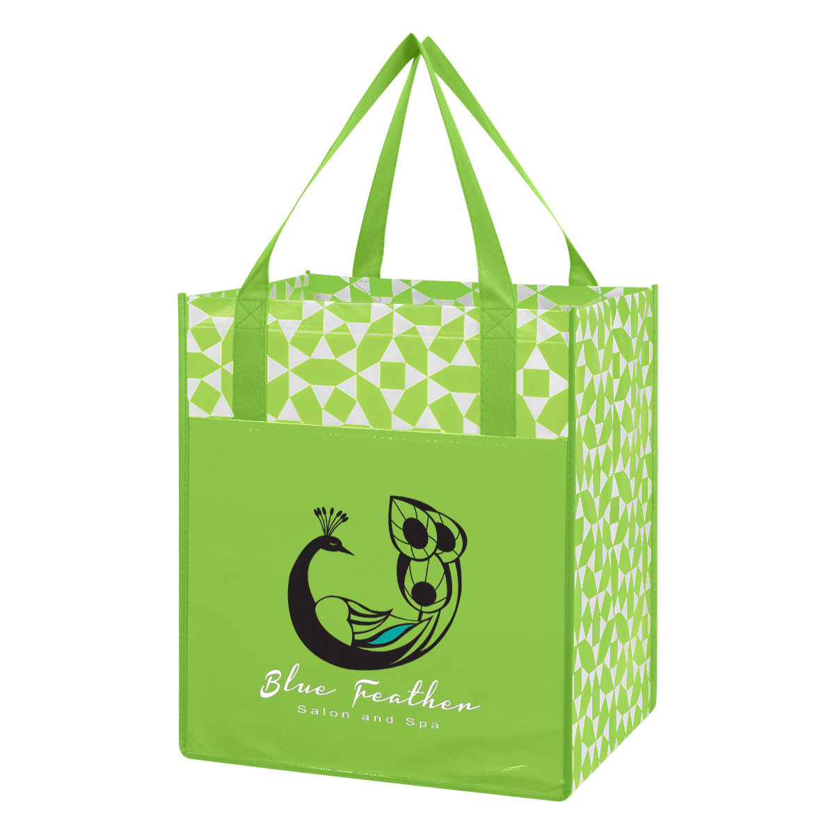 Non-woven Geometric Shopping Tote Bag 1