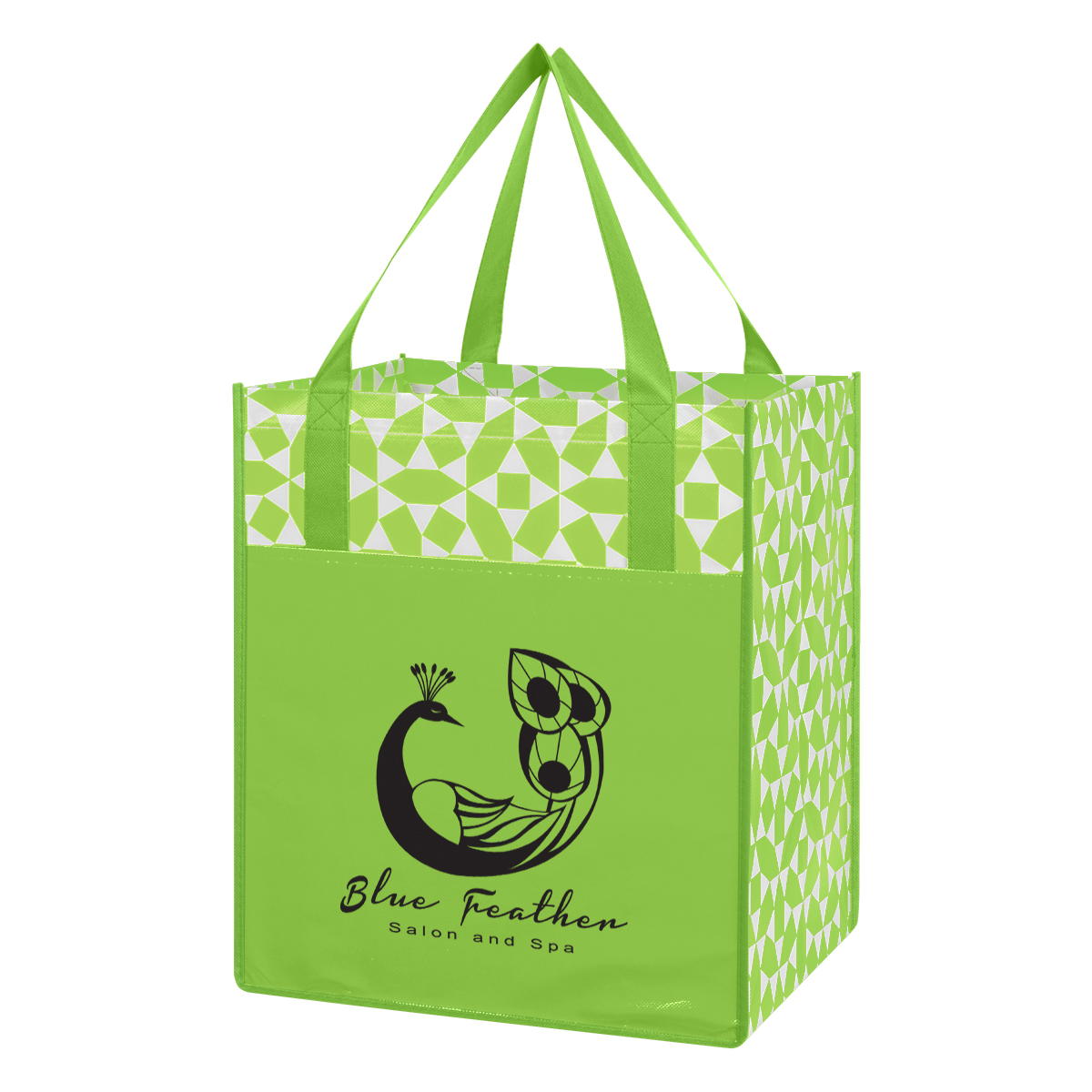 Non-woven Geometric Shopping Tote Bag 1