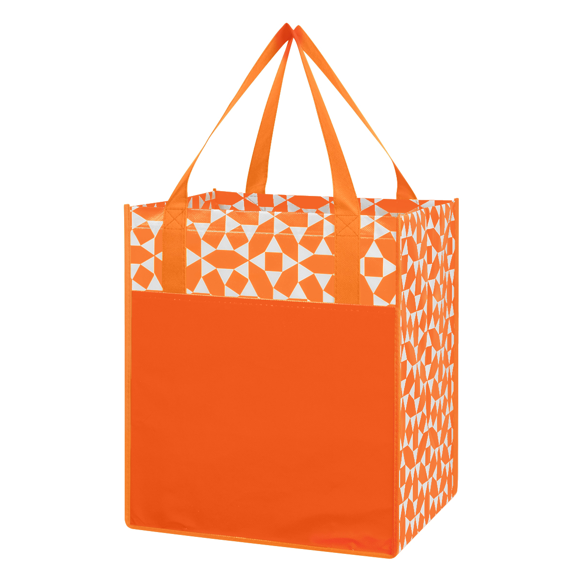 Non-woven Geometric Shopping Tote Bag 1