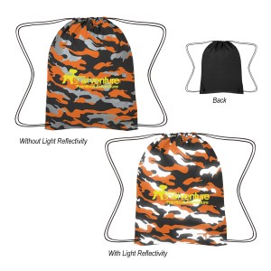 Reflective Camo Drawstring Sports Pack 1 Reflective Camo Drawstring Sports Pack 1