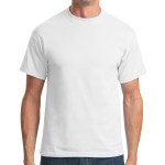 Port & Company® Tall Core Blend Tee - PC55T white Port & Company® Tall Core Blend Tee - PC55T white