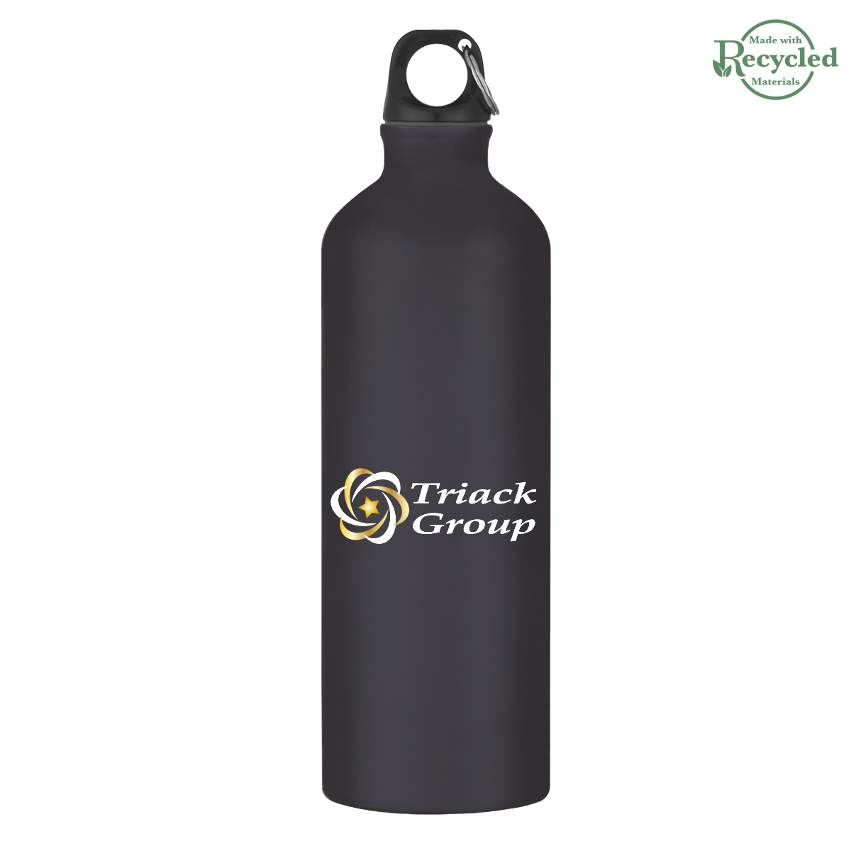 25 Oz. Aluminum Tundra Bike Bottle With Bamboo Lid 1