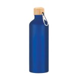 25 Oz. Aluminum Tundra Bike Bottle With Bamboo Lid - 57014 METRED Colorbrite 25 Oz. Aluminum Tundra Bike Bottle With Bamboo Lid - 57014 METRED Colorbrite
