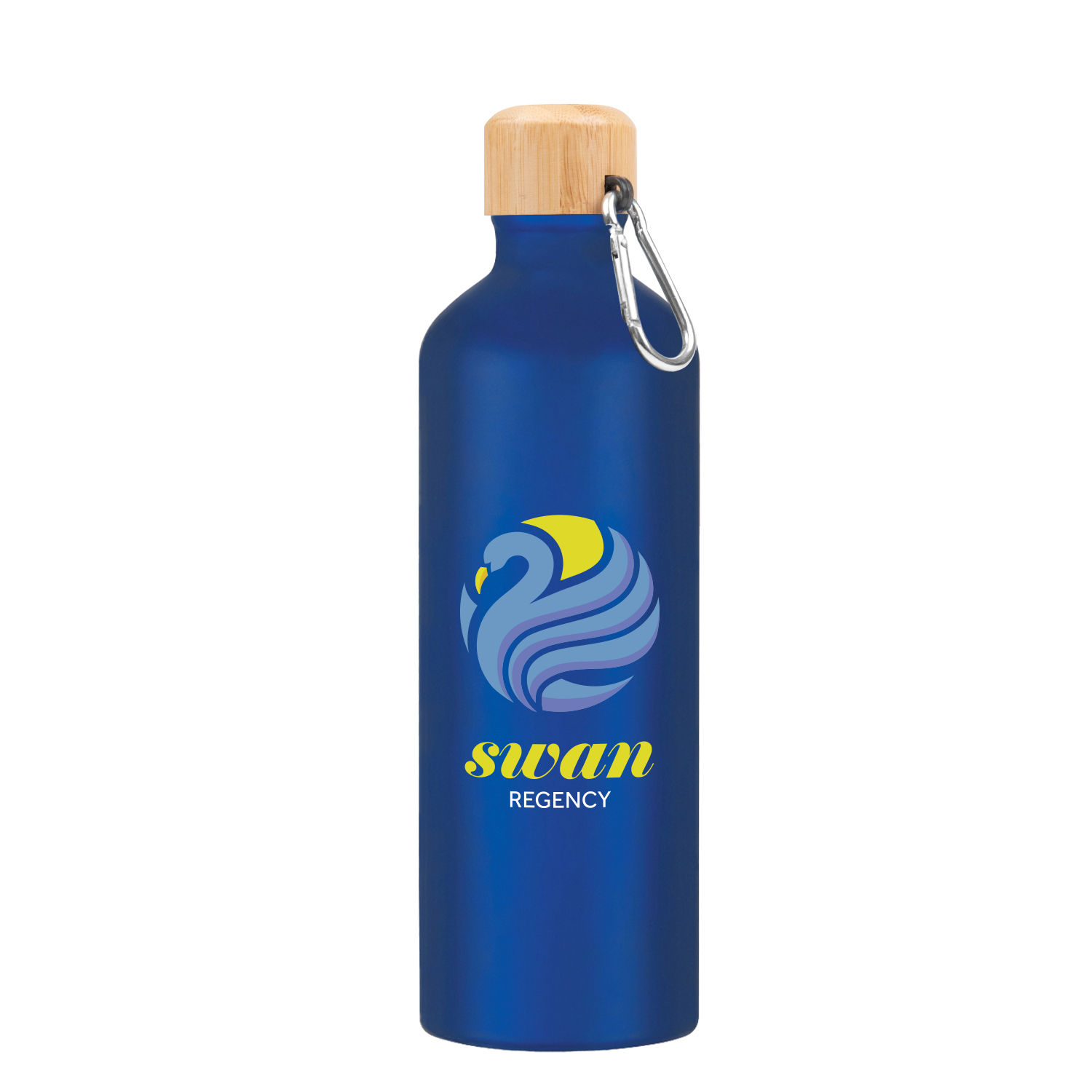 25 Oz. Aluminum Tundra Bike Bottle With Bamboo Lid 1