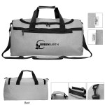 Habitat Rpet Heathered Duffel Bag - 30123 GRA Silkscreen Habitat Rpet Heathered Duffel Bag - 30123 GRA Silkscreen