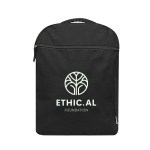 Arden Recycled Cotton Backpack - 3241 BLK Silkscreen Arden Recycled Cotton Backpack - 3241 BLK Silkscreen
