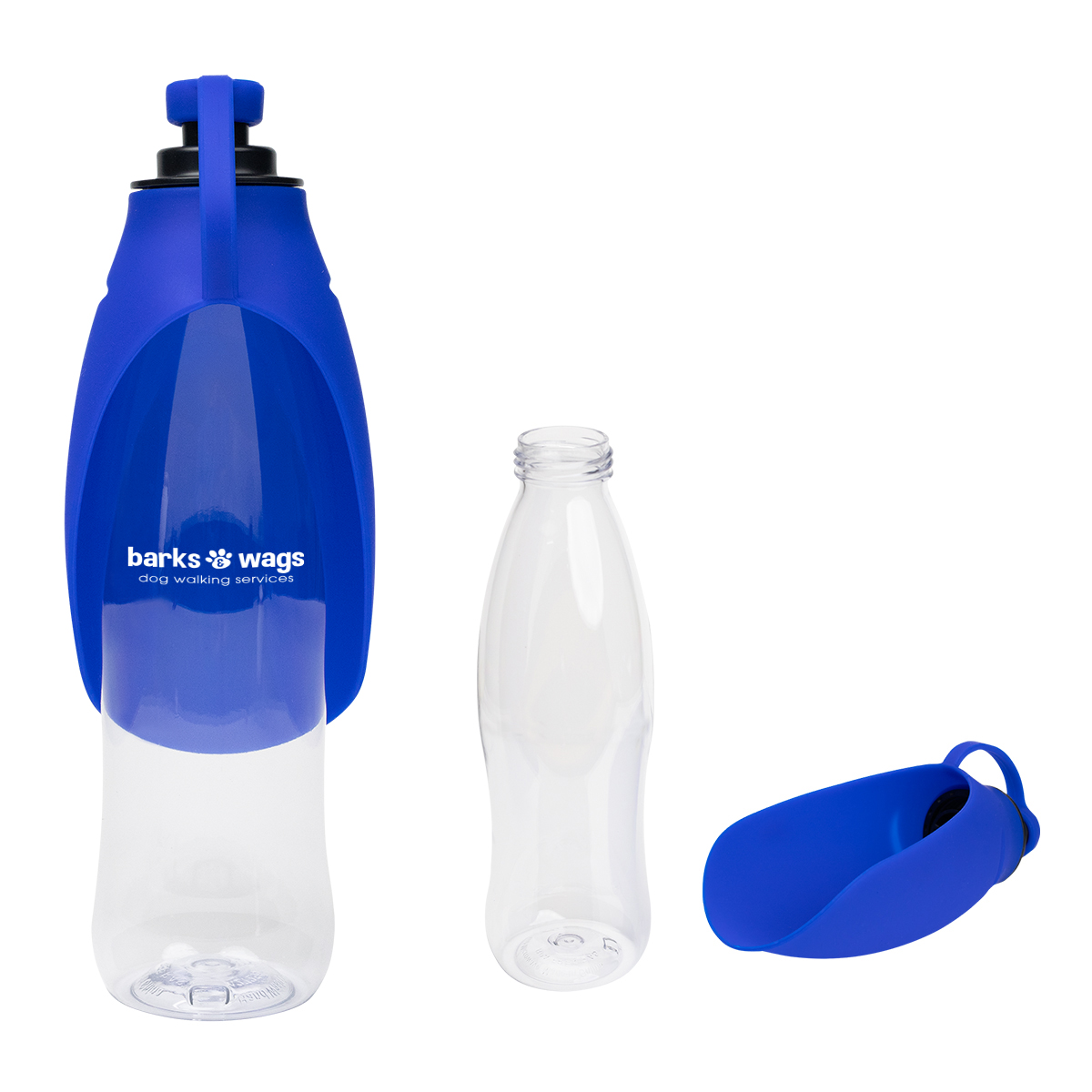 21 Oz. Recycled Pet Water Bottle & Dispensing Bowl 1