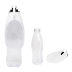 21 Oz. Recycled Pet Water Bottle & Dispensing Bowl - 50304 CLRWHT Blank 21 Oz. Recycled Pet Water Bottle & Dispensing Bowl - 50304 CLRWHT Blank