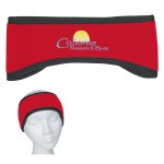 Fleece Ear Band - 1078 RED Embroidery Fleece Ear Band - 1078 RED Embroidery