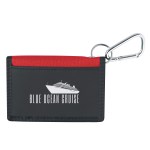 Wallet With Carabiner - 9482 RED Silkscreen Wallet With Carabiner - 9482 RED Silkscreen
