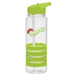 24 Oz. Banded Gripper Bottle - 5808 CLRRED Silkscreen 24 Oz. Banded Gripper Bottle - 5808 CLRRED Silkscreen