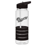 24 Oz. Banded Gripper Bottle - 5808 CLRBLK Silkscreen 24 Oz. Banded Gripper Bottle - 5808 CLRBLK Silkscreen
