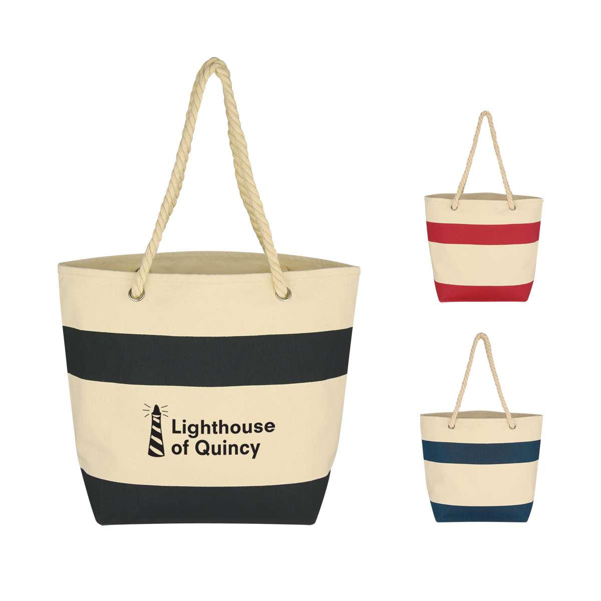 Cruising Tote Bag With Rope Handles 1