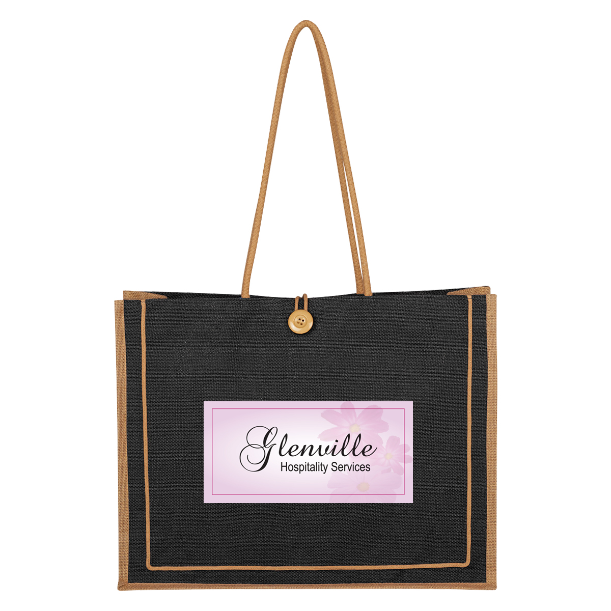 Paradise Jute Tote Bag 1