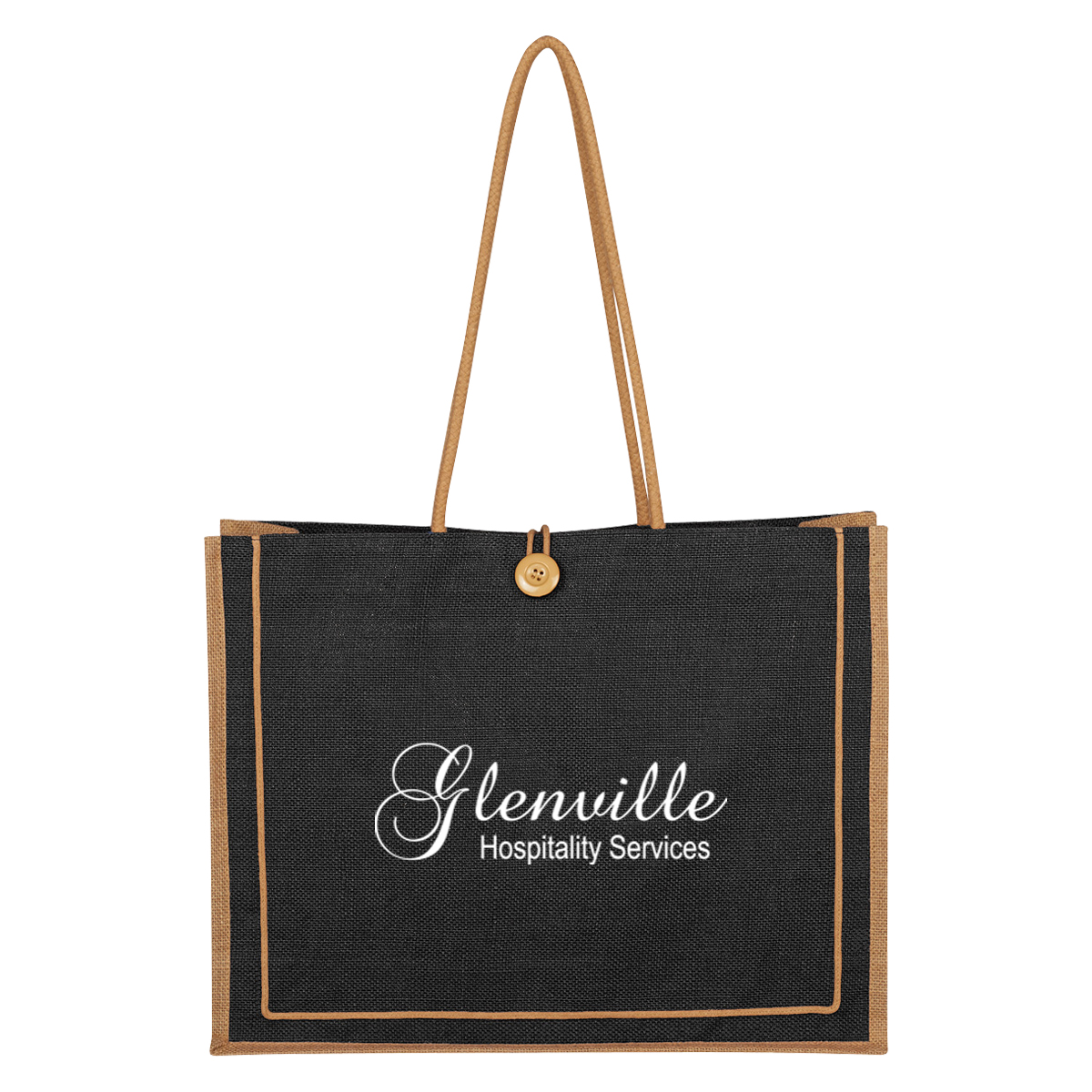 Paradise Jute Tote Bag 1