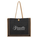 Paradise Jute Tote Bag - 3622 NAV Paradise Jute Tote Bag - 3622 NAV
