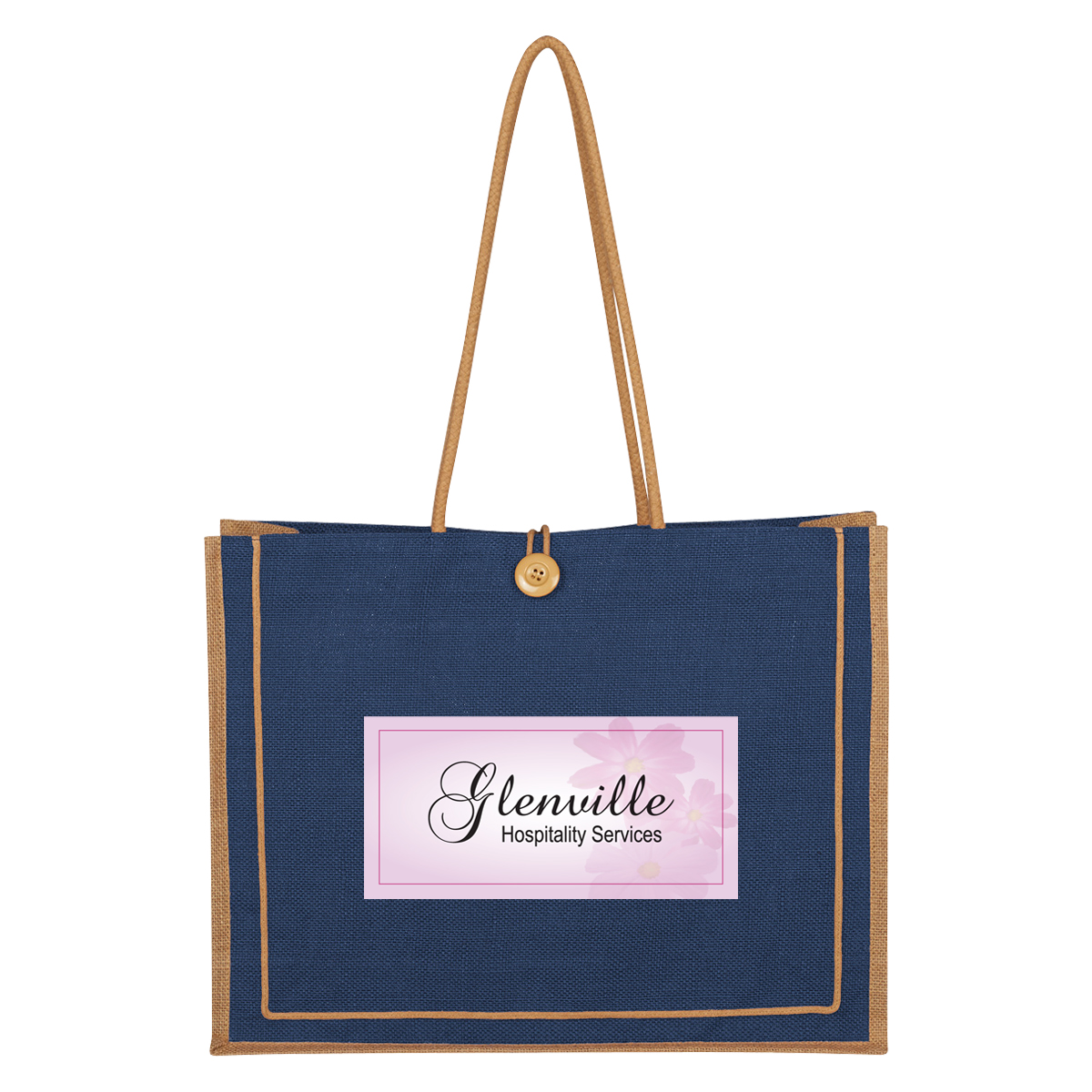 Paradise Jute Tote Bag 1
