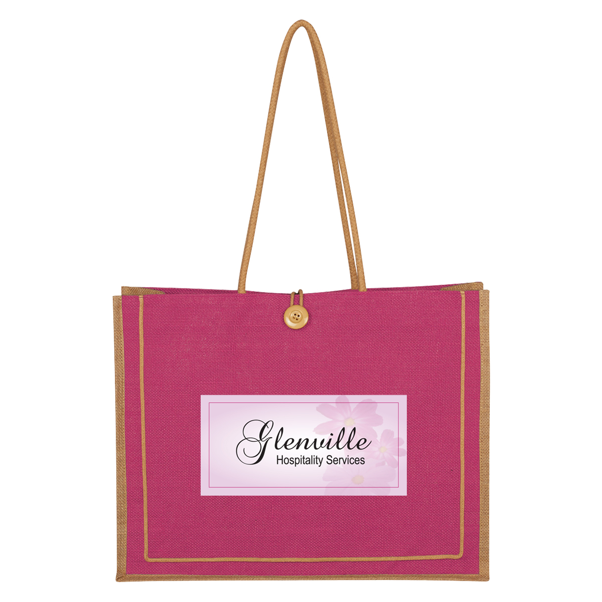 Paradise Jute Tote Bag 1