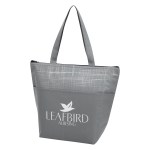 Crosshatch Non-woven Cooler Bag - 3700 GRA Silkscreen Crosshatch Non-woven Cooler Bag - 3700 GRA Silkscreen