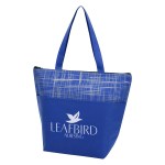 Crosshatch Non-woven Cooler Bag - 3700 ROY Silkscreen Crosshatch Non-woven Cooler Bag - 3700 ROY Silkscreen