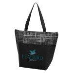 Crosshatch Non-woven Cooler Bag - 3700 BLK Colorbrite Crosshatch Non-woven Cooler Bag - 3700 BLK Colorbrite
