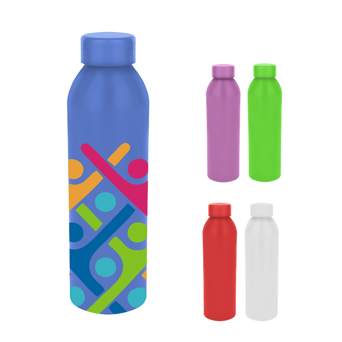 22 Oz. Full Color Serena Aluminum Bottle 1